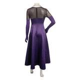 Hazbin Hotel Queen of Hell Lilith Purple Gown Dress Cosplay Costume Outfits Halloween Carnival Suit