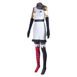 Hazbin Hotel Vaggie TV Character White Dress Cosplay Costume Outfits Halloween Carnival Suit