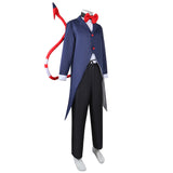 Hazbin Hotel/Helluva Boss Moxxie Navy Blue Tuxedo Suit Cosplay Costume Outfits