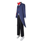 Hazbin Hotel/Helluva Boss Moxxie Navy Blue Tuxedo Suit Cosplay Costume Outfits