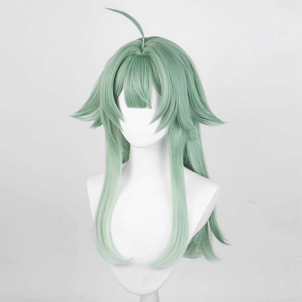 Honkai: Star Rail HuoHuo Game Character Cosplay Green Wig Heat Resistant Synthetic Hair Props