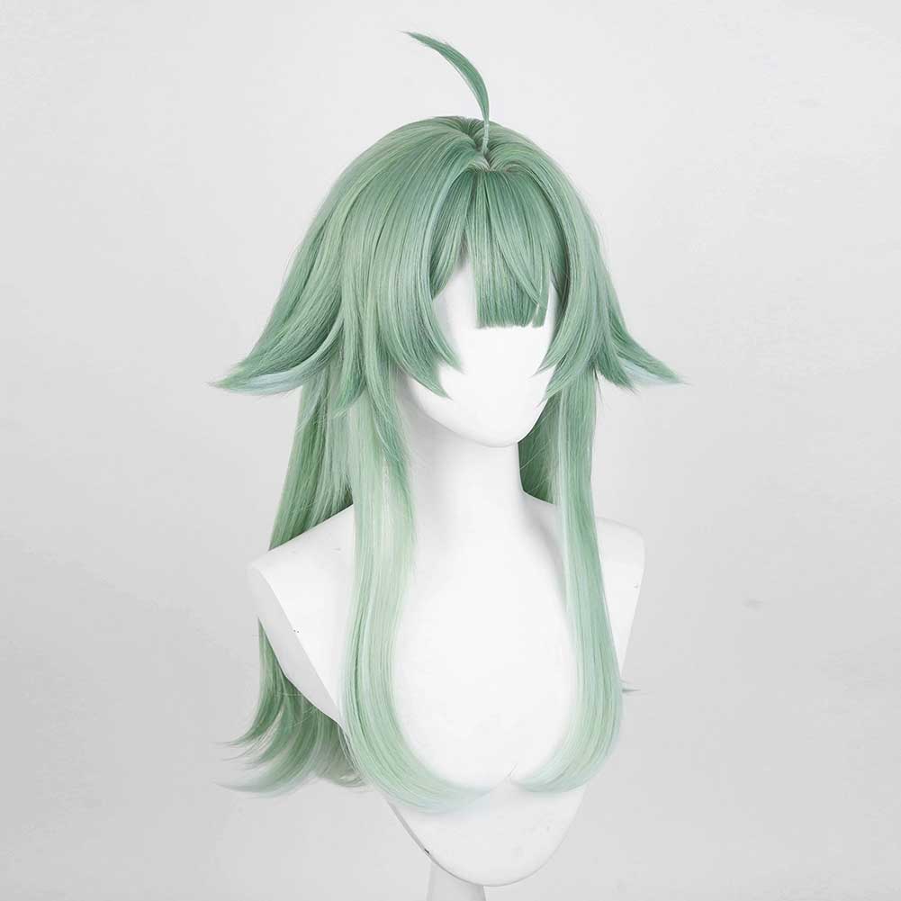 Honkai: Star Rail HuoHuo Game Character Cosplay Green Wig Heat Resistant Synthetic Hair Props