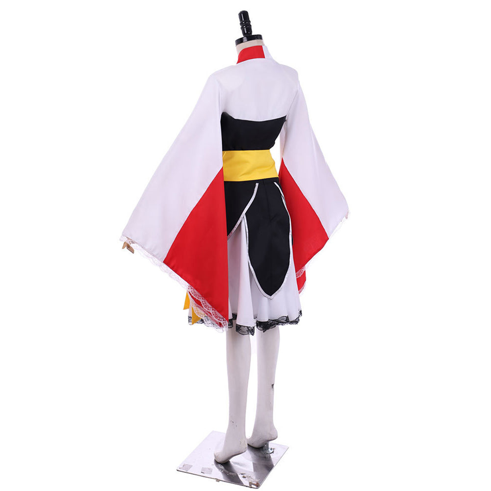 Inuyasha Sesshoumaru Cosplay Costume White and Red Dress Halloween Carnival Suit