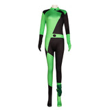 Kim Possible Shego TV Green Jumpsuit Halloween Carnival Party Suit Cosplay Costume