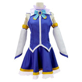 KonoSuba Aqua Blue Dress Cosplay Costume Outfits Halloween Carnival Suit