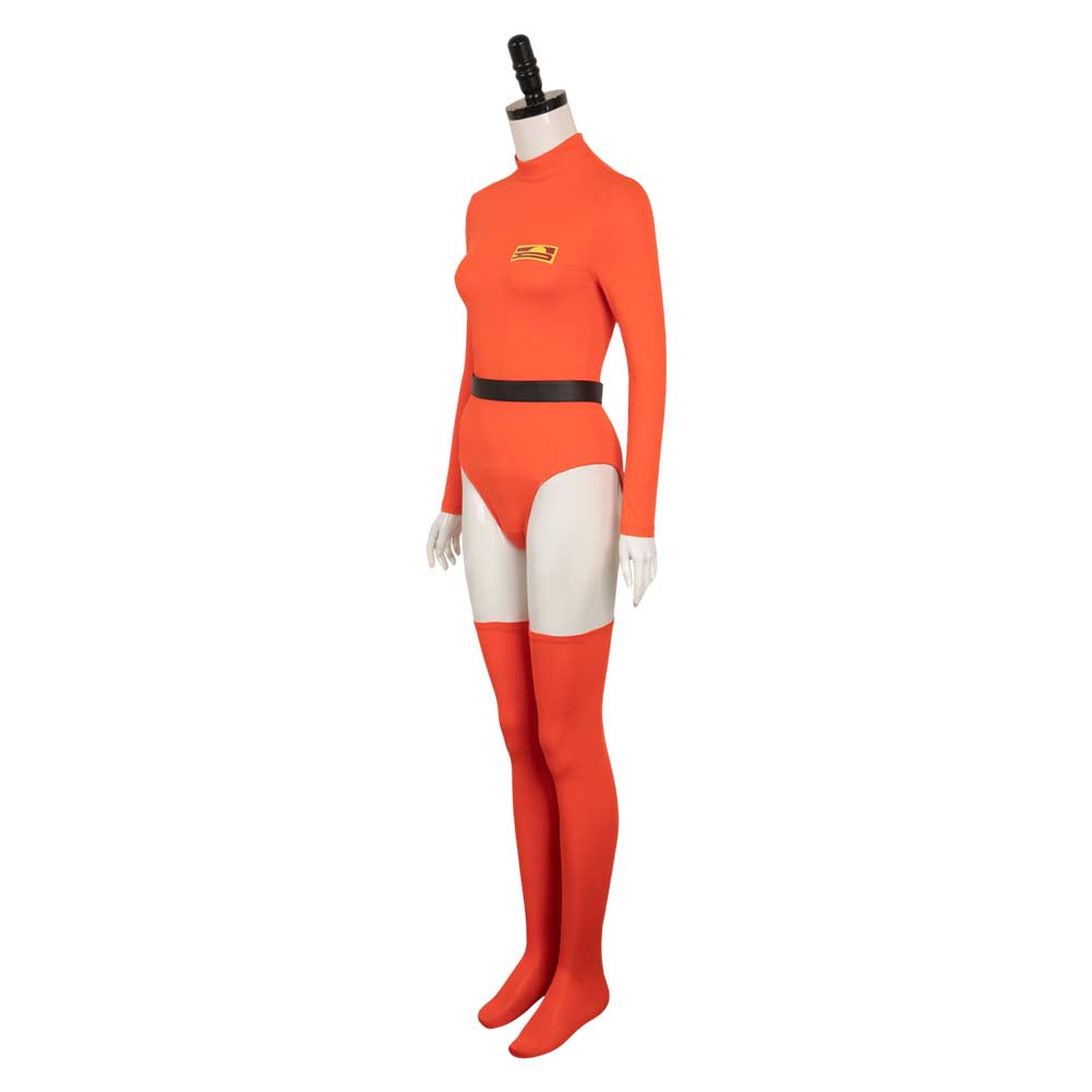 Lethal Company Orange Female Protective Suit Tights Cosplay Cosplay Co –