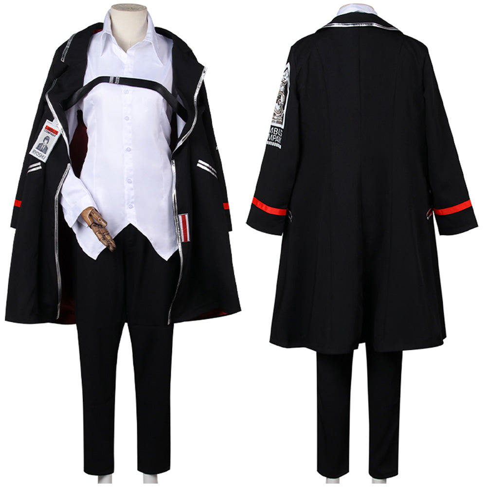 Limbus Company Ryoshu Cosplay Costume Black Outfits Halloween Carnival Suit