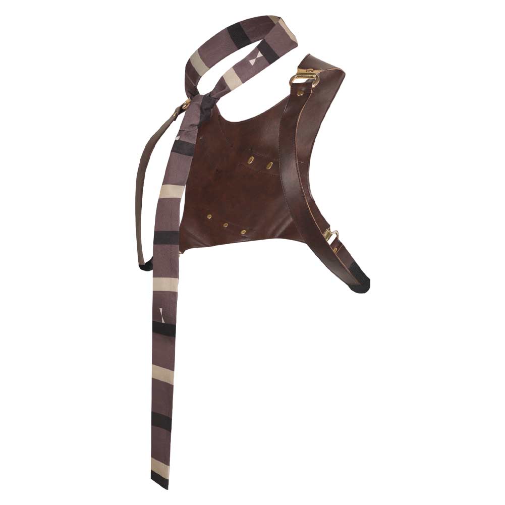 Loki Cosplay Back Strap Necktie Halloween Carnival Costume Accessories