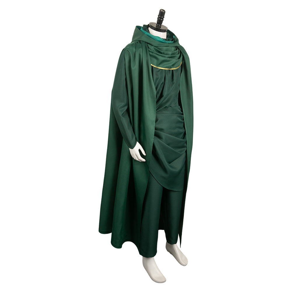 Loki Green Cloak Set Cosplay Costume Outfits Halloween Carnival