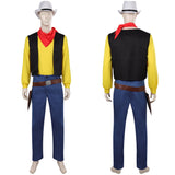 Lucky Luke Luke Cosplay Costume Cowboy Outfits Halloween Carnival Suit