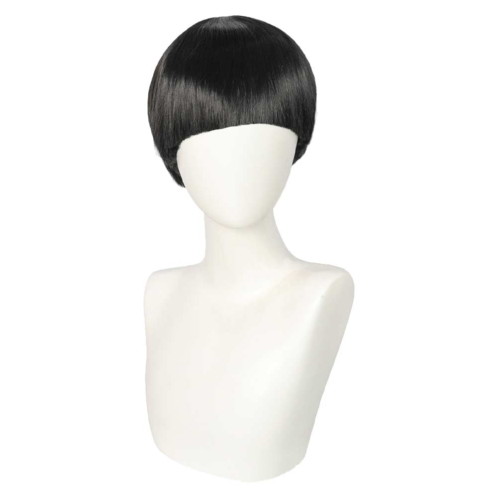 Mashle Burnedead Mash Anime Character Cosplay Black Wig Heat