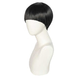 Mashle Burnedead Mash Anime Character Cosplay Black Wig Heat Resistant Synthetic Hair Carnival Halloween Party Props