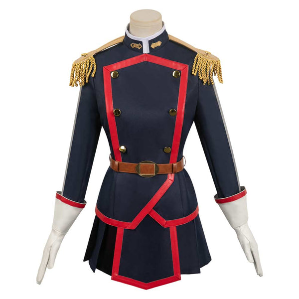 Chained Soldier Kyouka Uzen Anime Cos Black Uniform Suit Cosplay Costu ...