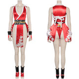 Mortal Kombat Nitara Game Character Red Mai Shiranui Cosplay Costume Outfits