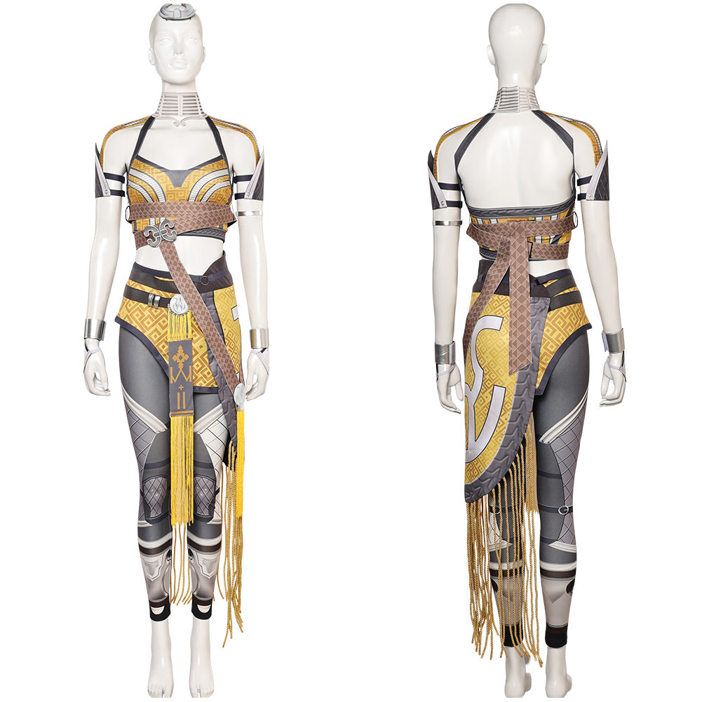 Mortal Kombat Tania Combat Uniform Cosplay Costume Outfits Halloween Carnival Suit