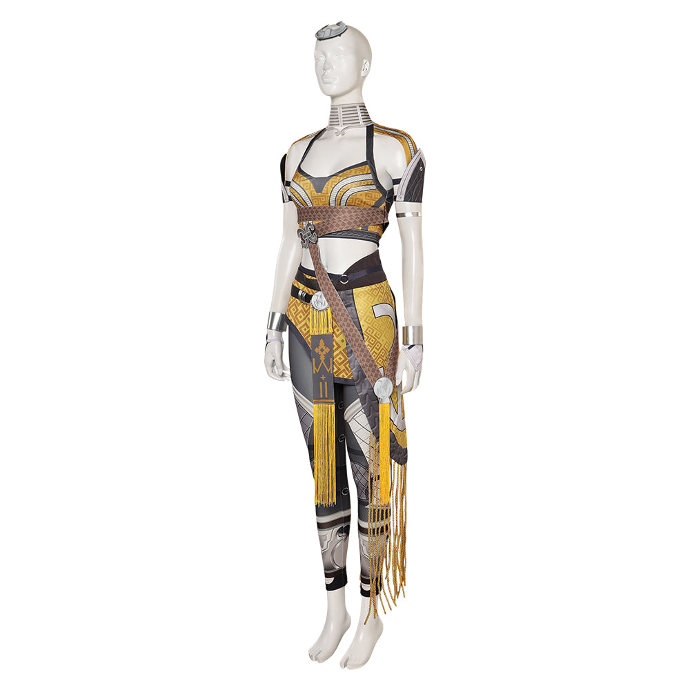 Mortal Kombat Tania Combat Uniform Cosplay Costume Outfits Halloween Carnival Suit