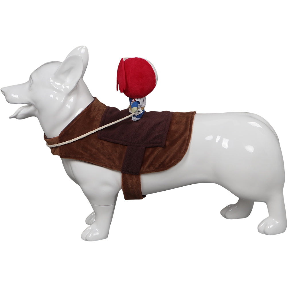 My Hero Academia Todoroki Shoto Pet Dogs Knight Style With Doll Clothes Cosplay Halloween Carnival