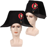 Napoleon Captain Hat Cosplay Cap Halloween Carnival Accessories