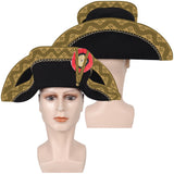 Napoleon Movie 2023 Napoleon President Hat Cosplay Accessories Cap Halloween Props