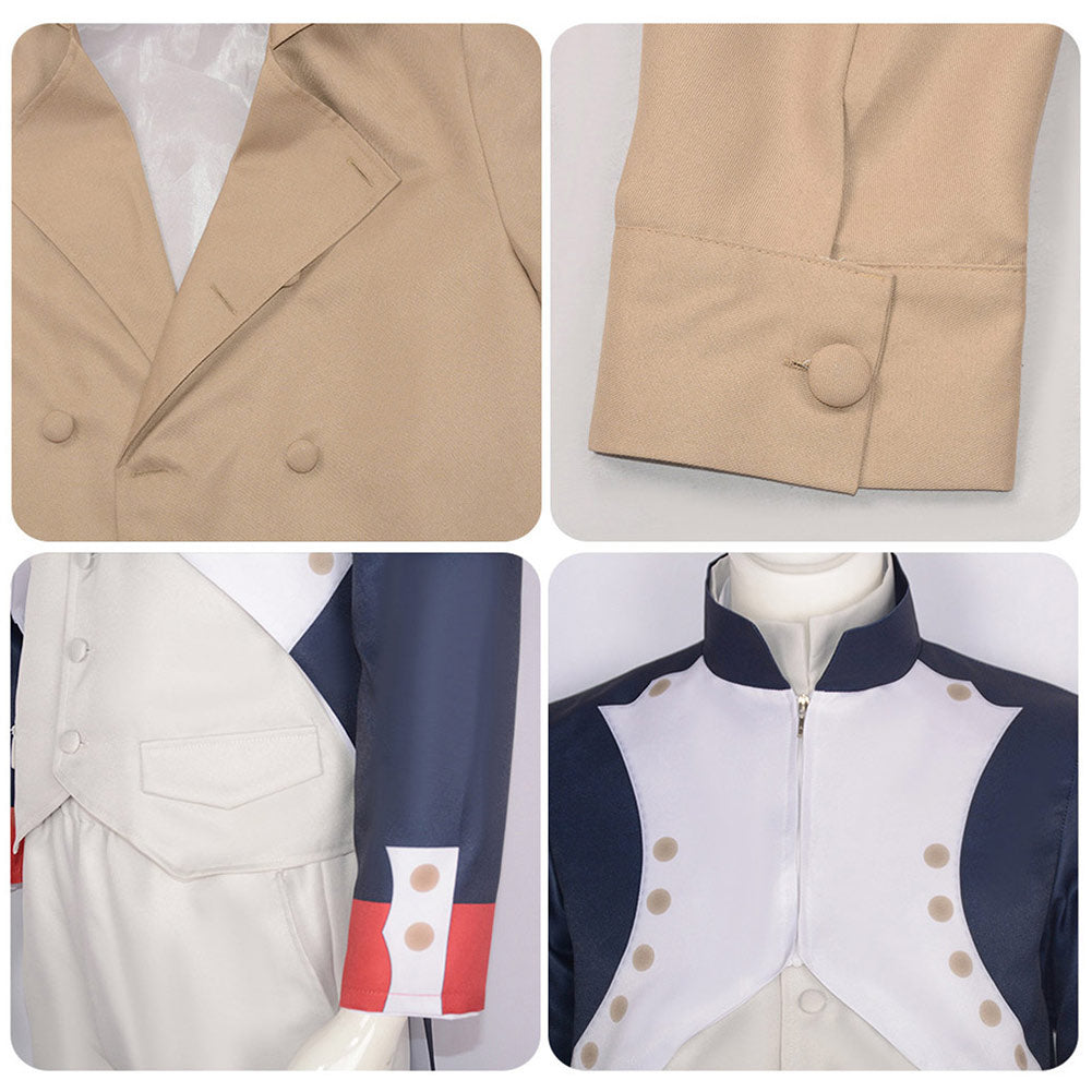 Napoleon Movie Character Coat Cosplay Costume Outfits Halloween Carnival Suit