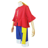 One Piece Children Kids Luffy Cosplay Anime Cosplay Costume Outfits