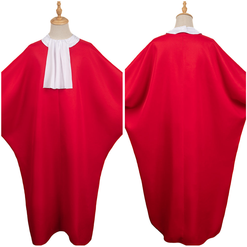 One Piece Clown Buggy Red Jumpsuit Cosplay Costume Outfits