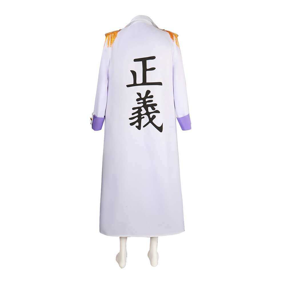 One Piece Isshou Purple Tiger Admiral Navy Uniform Outfits Cosplay Costume Outfits Halloween Carnival Suit