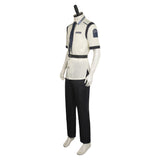 One Piece Life-action Navy White Short Sleeve Suit TV Series Cosplay Costume Outfits