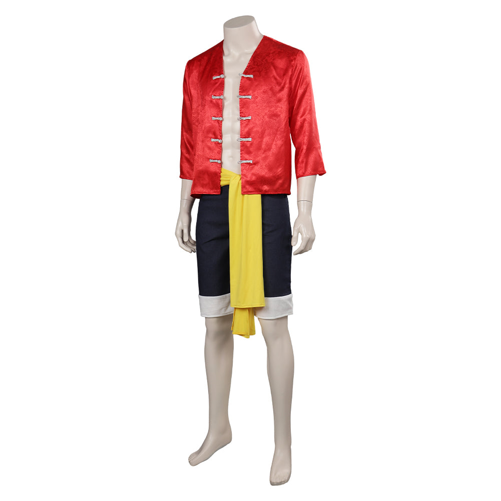 One Piece Live Version Luffy Cosplay Costume Outfits Halloween Carnival