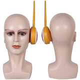 One Piece Luffy Anime Character Cosplay Egghead Arc Yellow Earmuffs Earphone Prop Halloween Carnival Costume Accessories