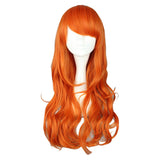 One Piece Nami  After 2 Years Cosplay Orange Wig Heat Resistant Synthetic Hair Accessories Props