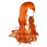 One Piece Nami  After 2 Years Cosplay Orange Wig Heat Resistant Synthetic Hair Accessories Props