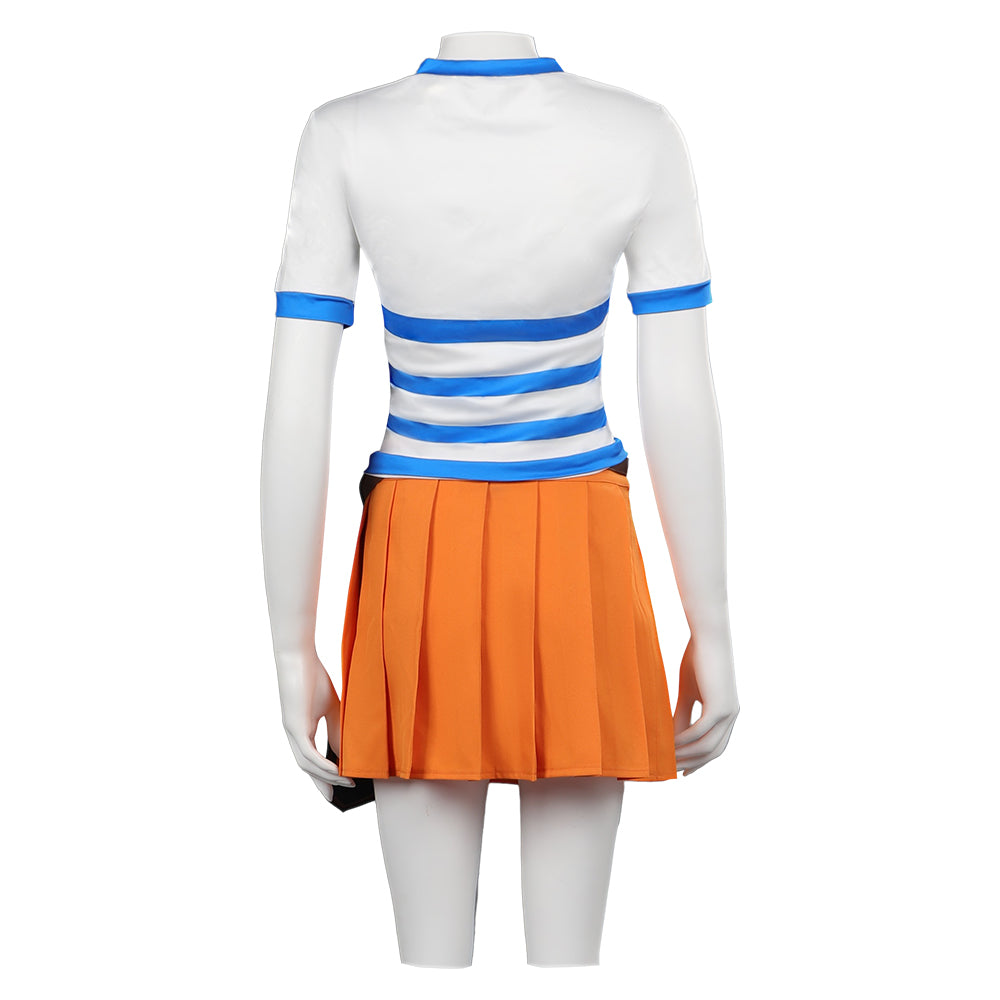 One Piece Nami Kids Children Cosplay Costume Outfits Halloween Carnival  Suit