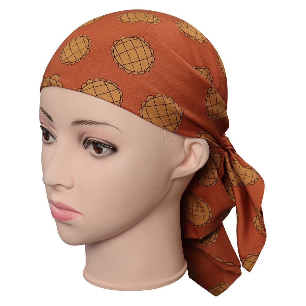 One Piece Nami Printing Headscarf Cosplay Costume Accessorie Halloween Carnival