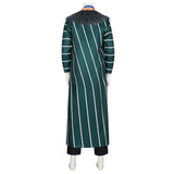 One Piece Oka Shichibukai Sir Crocodile Anime Character Green Outfits Cosplay Costume Outfits