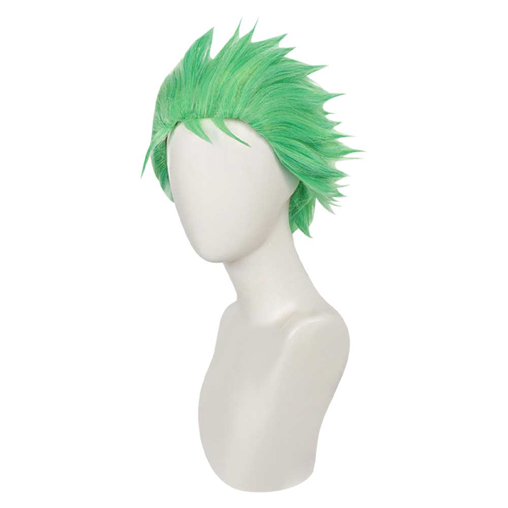 One Piece Roronoa Zoro Cosplay Green Wig Heat Resistant Synthetic