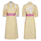 One Piece Sanji Anime Character Yellow Striped Kimono Cosplay Costume Outfits