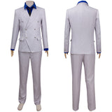 One Piece Sanji Cosplay Costume White Outfits Halloween Carnival Suit