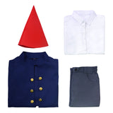 Over the Garden Wall Wirt Cosplay Costume Blue Outfits Halloween Carnival Suit