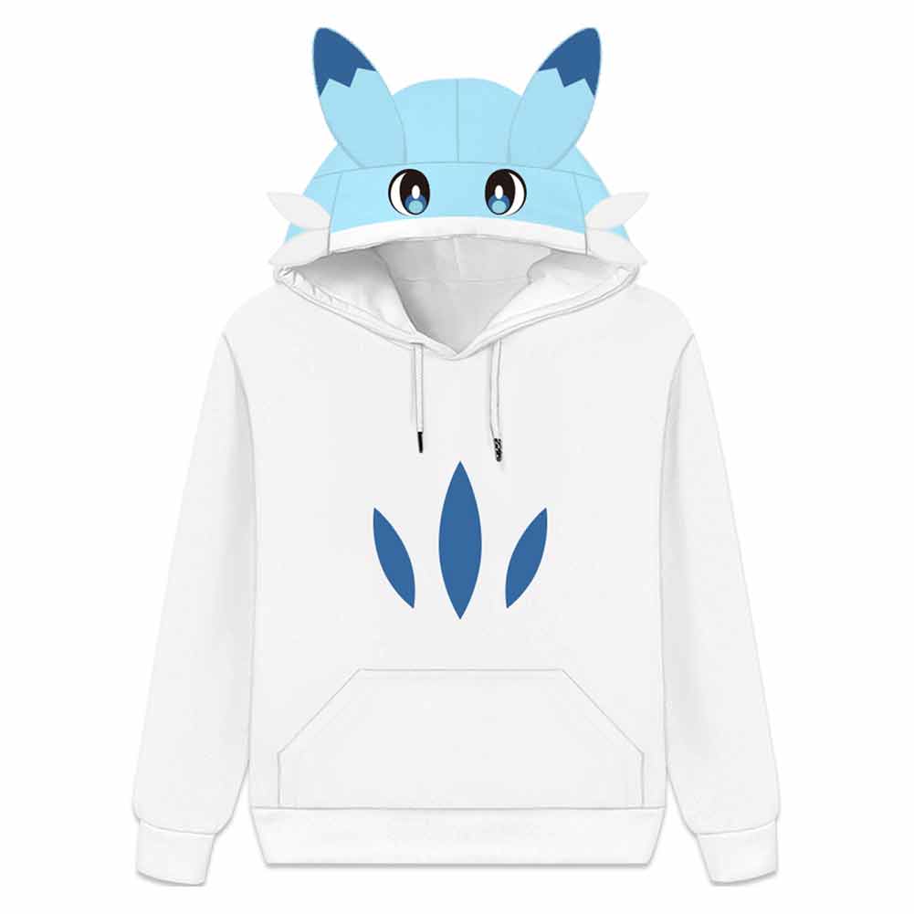 Palword Chillet Pal Adult Unisex Cosplay Hoodie 3D Printed Hooded
