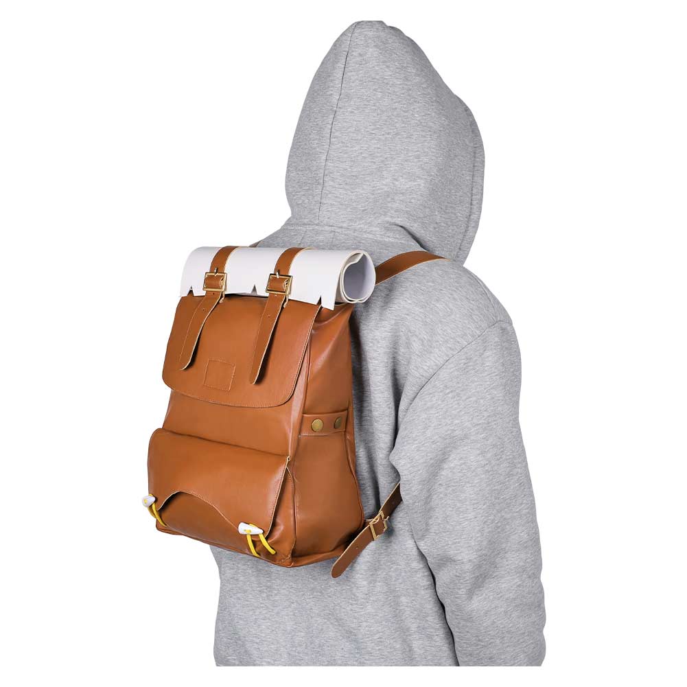 Palworld Game Backpack Brown Bag Cosplay Accessory