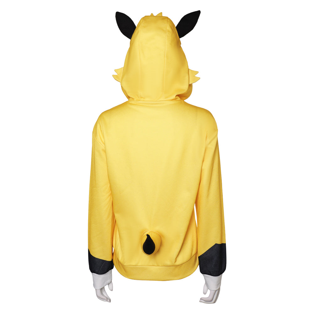 Palworld Grizzbolt Pal Original Adult Female Yellow Hoodie 3D Printed ...