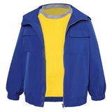 Percy Jackson and the Olympians Grover Underwood Children Kids Blue Jacket Top Cosplay Cosplay Costume Outfits