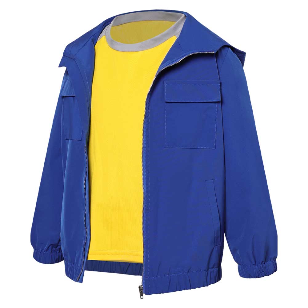 Percy Jackson and the Olympians Grover Underwood Children Kids Blue Jacket Top Cosplay Cosplay Costume Outfits