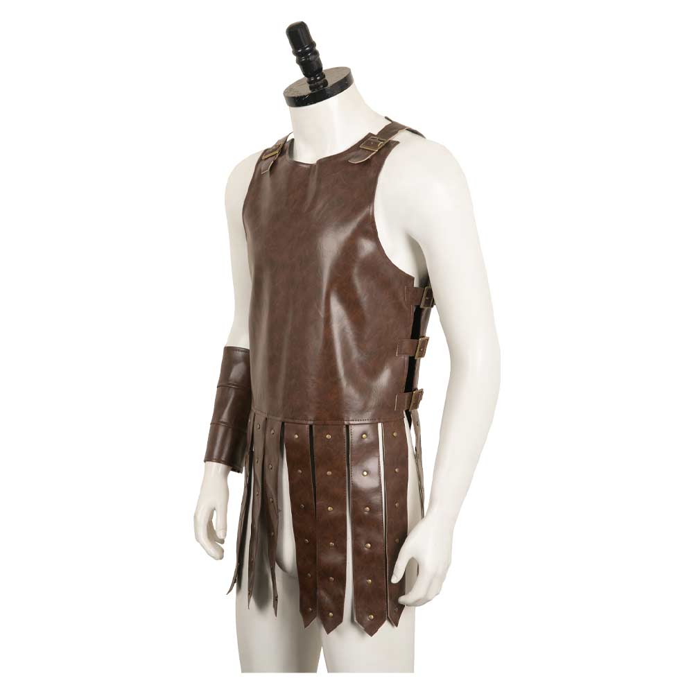 Percy Jackson and the Olympians Percy Jackson Brown Breastplate Set Cosplay Costume Outfits
