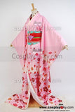 Puella Magi Madoka Magica Tomoe Mami Maiko Kimono Costume Cosplay