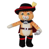 Puss in Boots Plush Toys Cartoon Soft Stuffed Dolls Mascot Birthday Xmas Gift