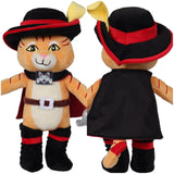 Puss in Boots Plush Toys Cartoon Soft Stuffed Dolls Mascot Birthday Xmas Gift