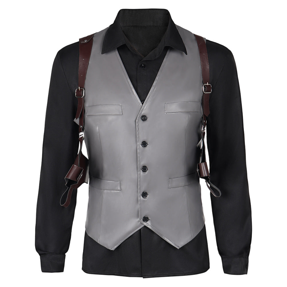 Resident Evil Resident Evil 4 Remake Wesker Secret Service Agent Suit Cosplay Costume Outfits