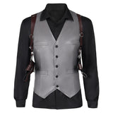 Resident Evil 4 Remake Wesker Secret Service Agent Suit Cosplay Costume Outfits